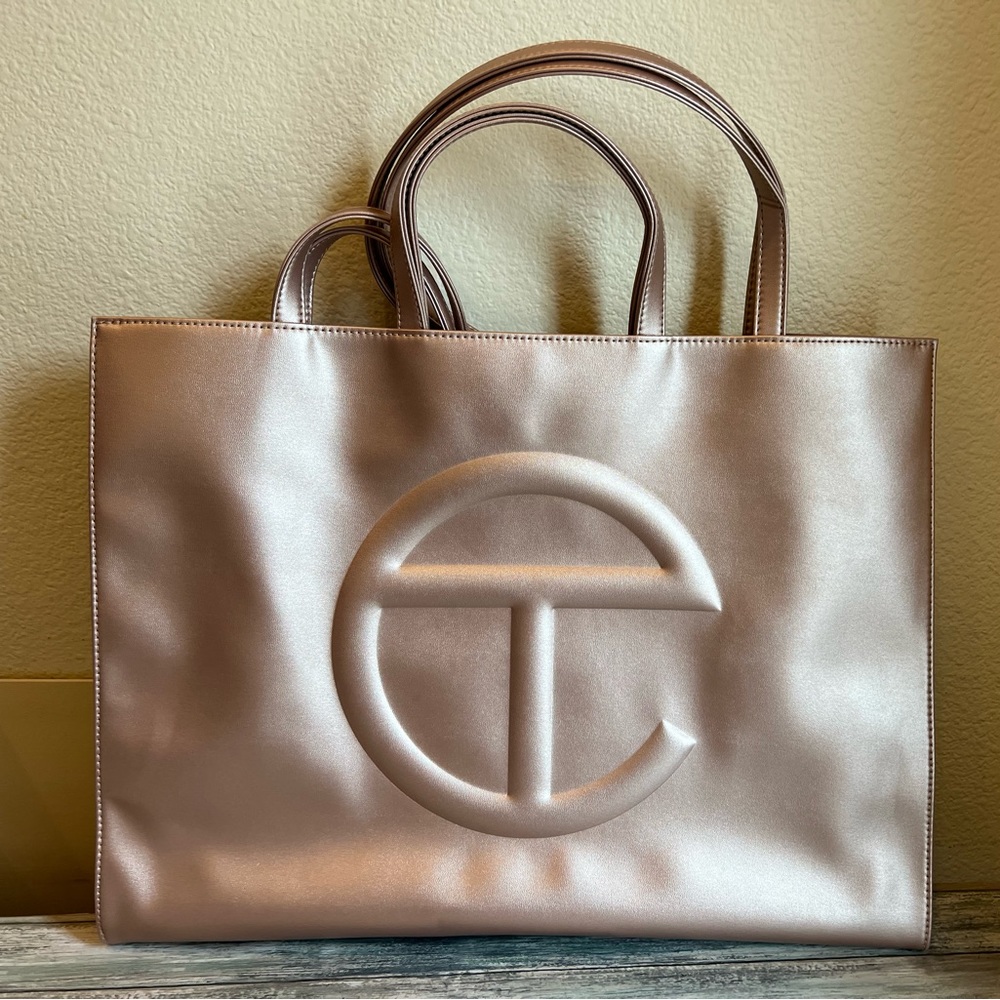 Telfar Metallic Tote Bag
